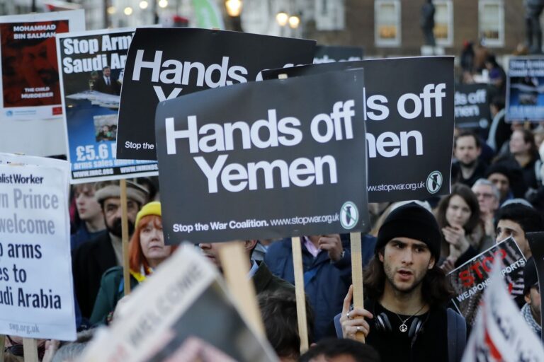 UK: Campaigners launch new legal challenge over arms sales to Saudi Arabia